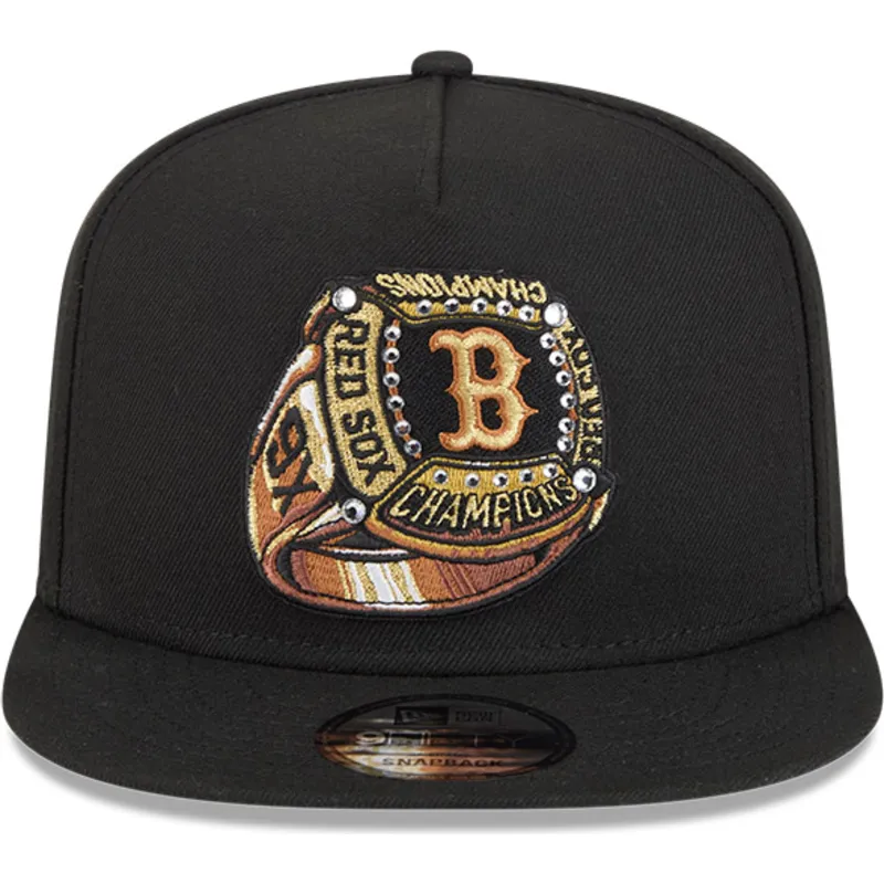 lippikset-littea-musta-snapback-9fifty-a-frame-ring-boston-red-sox-mlb-new-era
