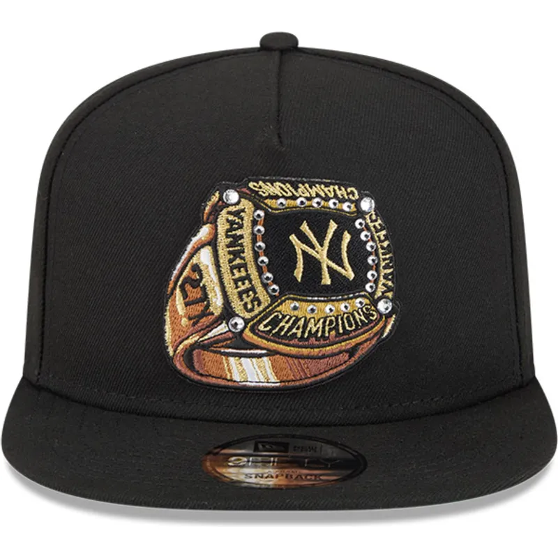 lippikset-littea-musta-snapback-9fifty-a-frame-ring-new-york-yankees-mlb-new-era