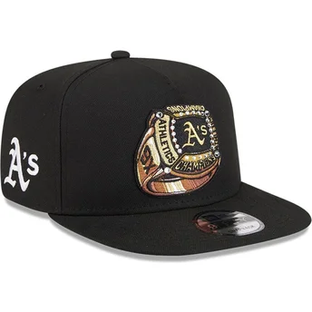 Cap litteä black snapback 9FIFTY A Frame Ring Oakland Athletics MLB New Era