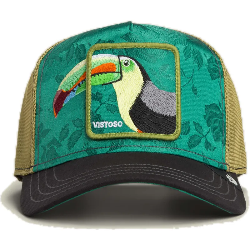 lippikset-kaareva-rekka-vihrea-snapback-vistoso-belize-toucan-the-farm-goorin-bros