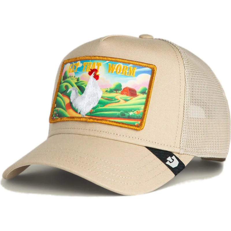 lippikset-kaareva-rekka-beige-snapback-get-that-worm-greener-grass-the-farm-goorin-bros lippikset-kaareva-rekka-beige-snapback-get-that-worm-greener-grass-the-farm-goorin-bros
