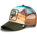 lippikset-kaareva-rekka-monivarinen-snapback-deadly-scorpion-in-the-element-the-farm-goorin-bros
