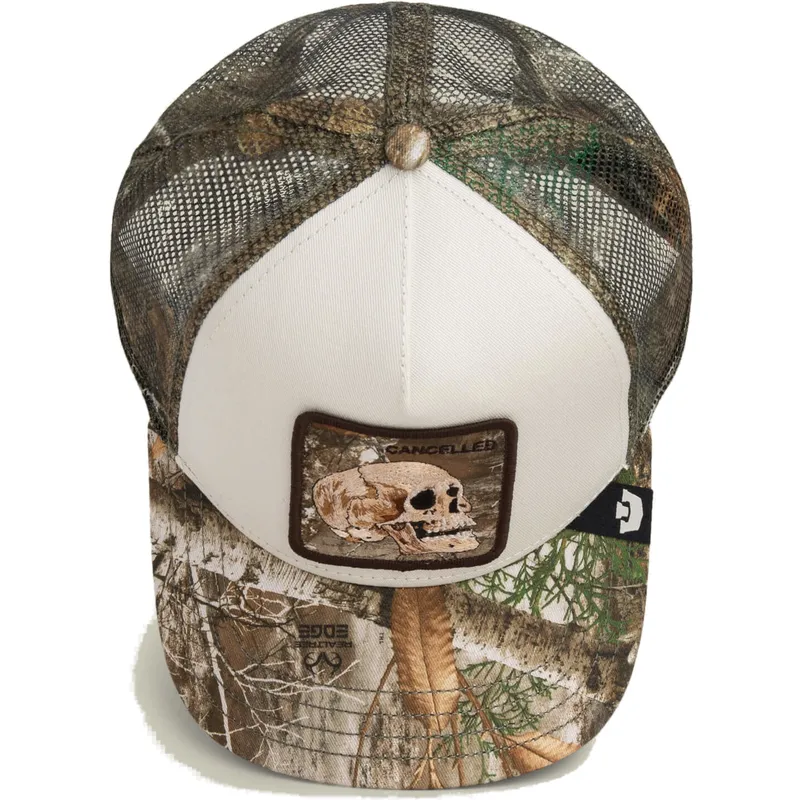 lippikset-kaareva-rekka-maastokuvio-snapback-realtree-edge-cancelled-skull-the-farm-goorin-bros