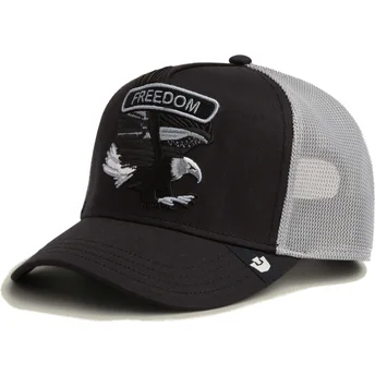 Lippikset kaareva rekka musta snapback Classic Rocker Freedom The Farm Goorin Bros.