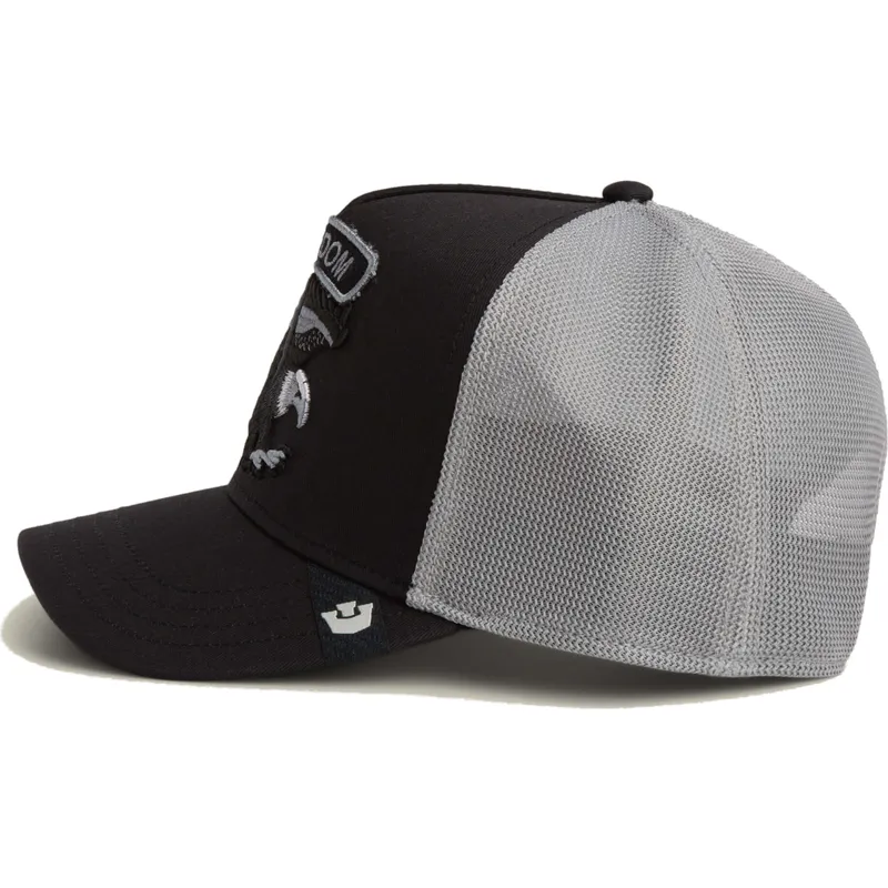 lippikset-kaareva-rekka-musta-snapback-classic-rocker-freedom-the-farm-goorin-bros lippikset-kaareva-rekka-musta-snapback-classic-rocker-freedom-the-farm-goorin-bros