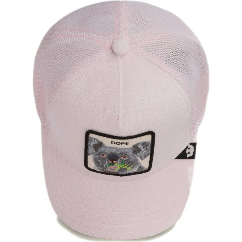 lippikset-kaareva-rekka-vaaleanpunainen-snapback-dope-terry-cloth-the-farm-goorin-bros