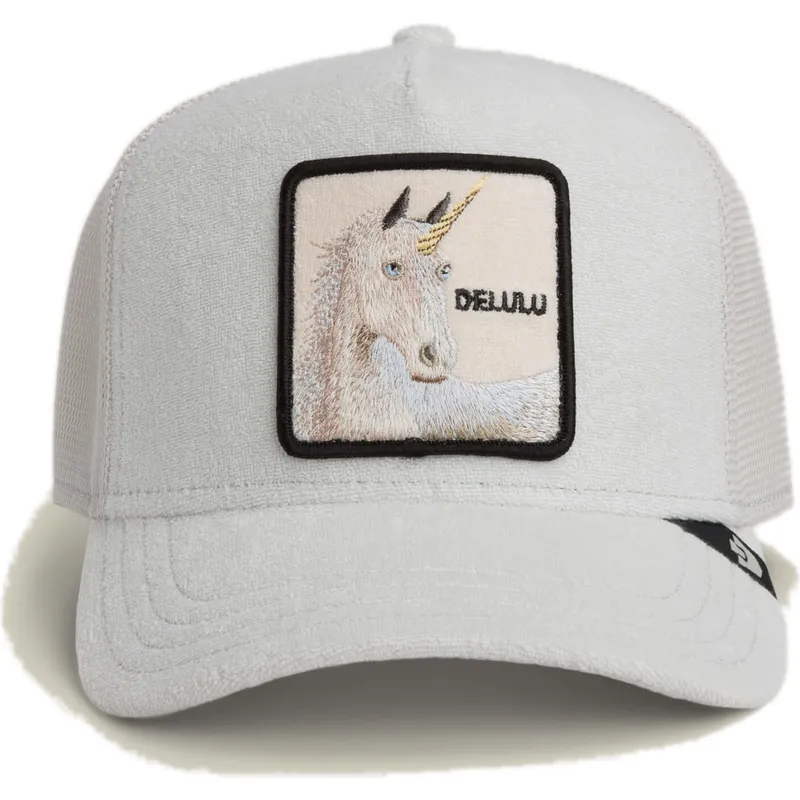 lippikset-kaareva-rekka-harmaa-snapback-delulu-terry-cloth-the-farm-goorin-bros lippikset-kaareva-rekka-harmaa-snapback-delulu-terry-cloth-the-farm-goorin-bros