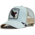 lippikset-kaareva-rekka-sininen-snapback-denim-eagle-the-farm-goorin-bros