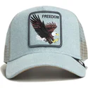 lippikset-kaareva-rekka-sininen-snapback-denim-eagle-the-farm-goorin-bros
