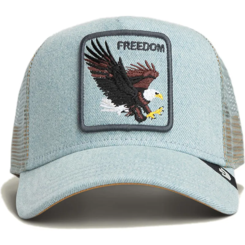 lippikset-kaareva-rekka-sininen-snapback-denim-eagle-the-farm-goorin-bros