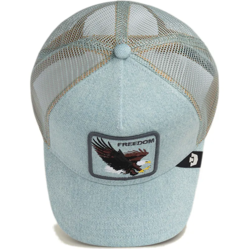 lippikset-kaareva-rekka-sininen-snapback-denim-eagle-the-farm-goorin-bros