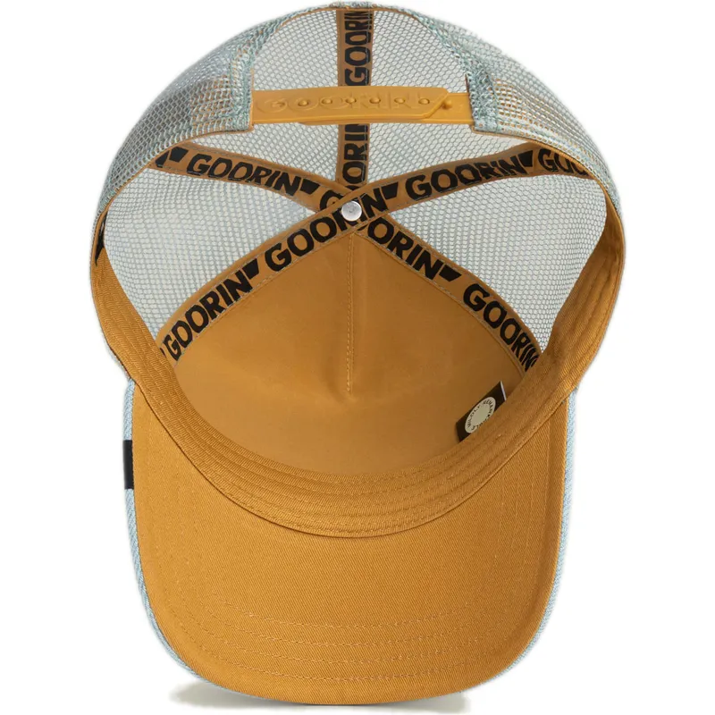 lippikset-kaareva-rekka-sininen-snapback-denim-eagle-the-farm-goorin-bros