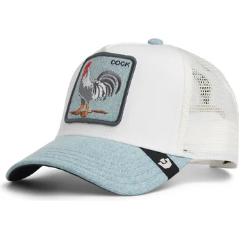 Lippikset kaareva rekka sininen snapback Cock Denim Rooster The Farm The Farm de Goorin Bros.