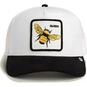 lippikset-kaareva-rekka-musta-snapback-queen-microsuede-bee-the-farm-goorin-bros