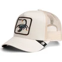 lippikset-kaareva-rekka-beige-snapback-deadly-scorpion-the-farm-goorin-bros