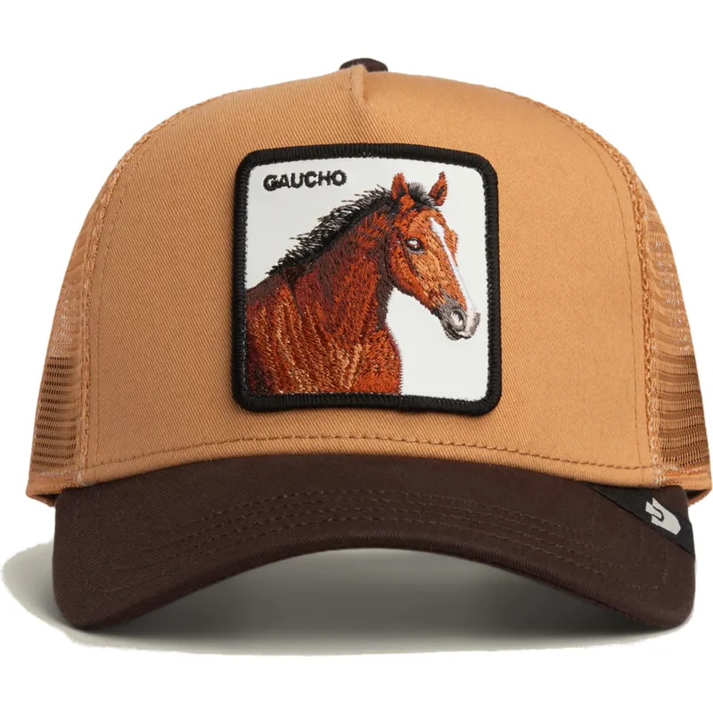 lippikset-kaareva-rekka-ruskea-snapback-gaucho-the-farm-goorin-bros