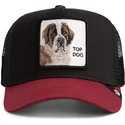 lippikset-kaareva-rekka-musta-snapback-crush-top-dog-the-farm-goorin-bros