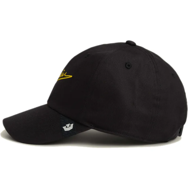 lippikset-kaareva-musta-saadettava-nauha-script-papa-the-farm-goorin-bros