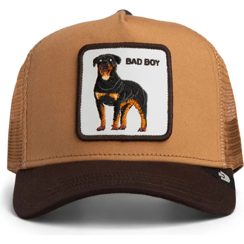 lippikset-kaareva-rekka-ruskea-snapback-lapsille-bad-boy-mini-the-farm-goorin-bros