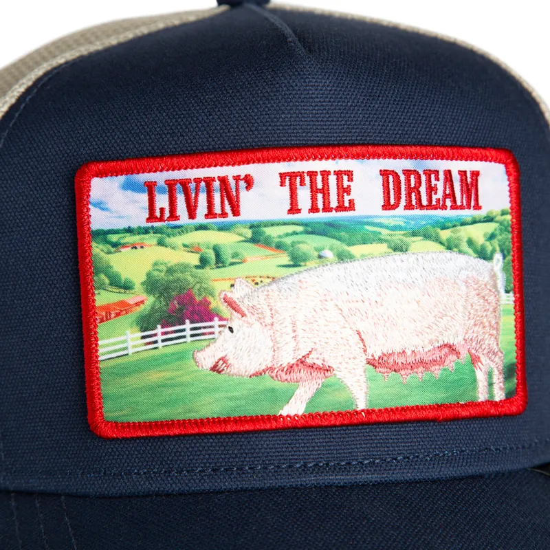 lippikset-kaareva-rekka-laivastonsininen-snapback-livin-the-dream-greener-grass-the-farm-goorin-bros lippikset-kaareva-rekka-laivastonsininen-snapback-livin-the-dream-greener-grass-the-farm-goorin-bros