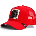 lippikset-kaareva-rekka-punainen-snapback-rush-panther-the-farm-goorin-bros