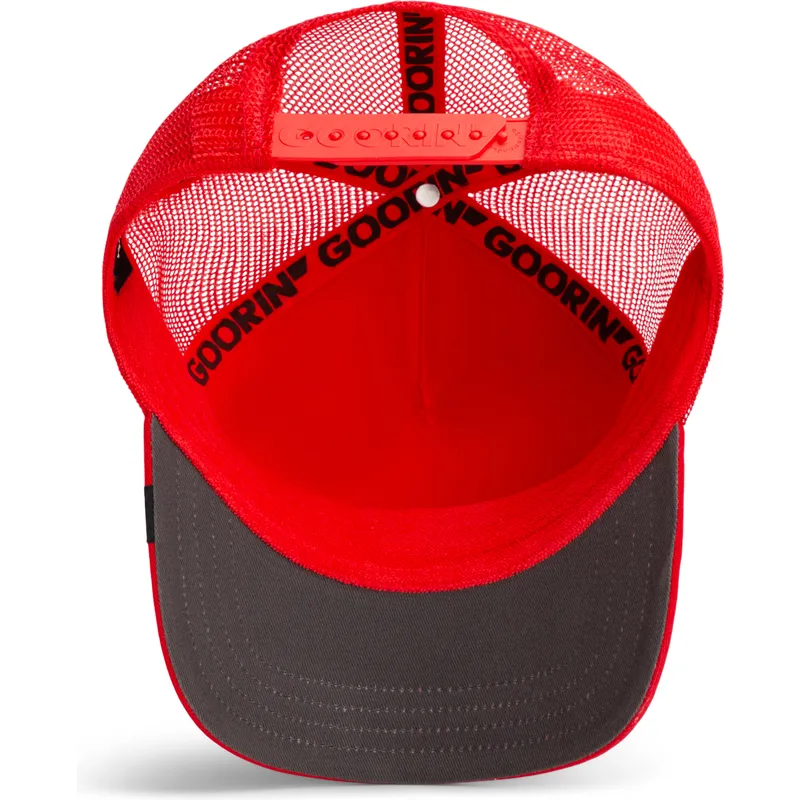lippikset-kaareva-rekka-punainen-snapback-rush-panther-the-farm-goorin-bros lippikset-kaareva-rekka-punainen-snapback-rush-panther-the-farm-goorin-bros