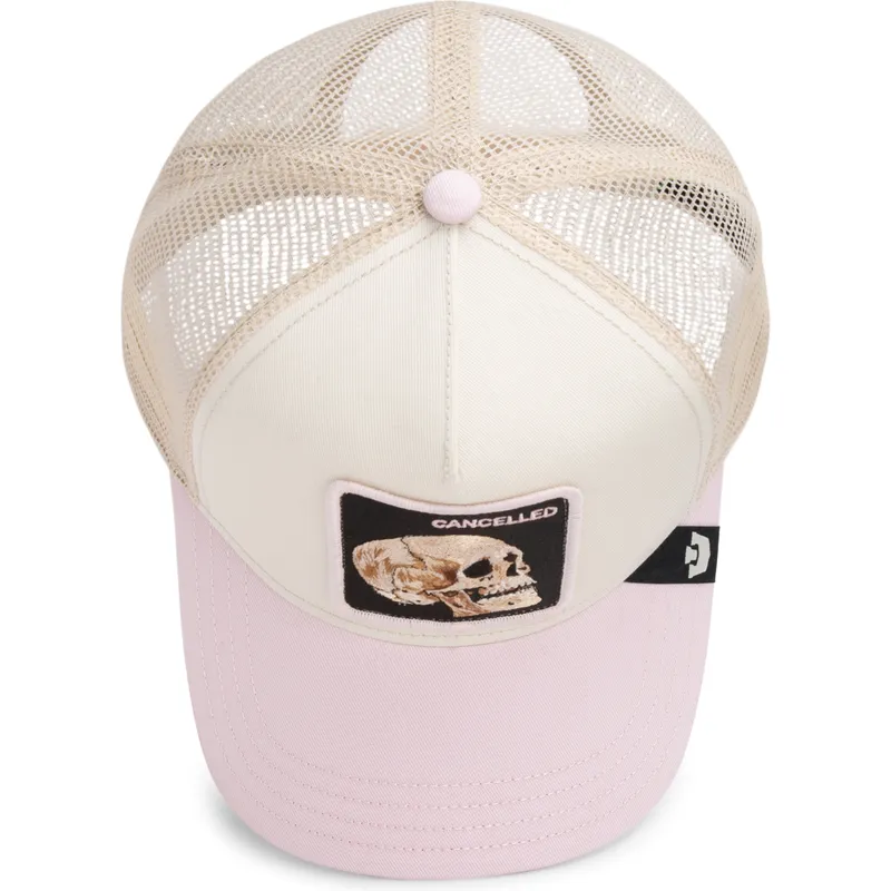 lippikset-kaareva-rekka-monivarinen-snapback-the-cancelled-skull-whisper-the-farm-goorin-bros