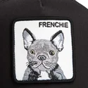 lippikset-kaareva-rekka-musta-snapback-frenchie-the-farm-goorin-bros