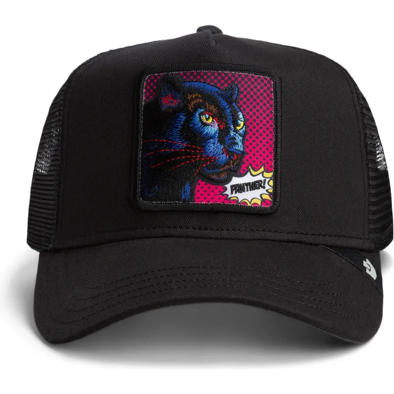 lippikset-kaareva-rekka-musta-snapback-panther-pop-art-2-the-farm-goorin-bros lippikset-kaareva-rekka-musta-snapback-panther-pop-art-2-the-farm-goorin-bros
