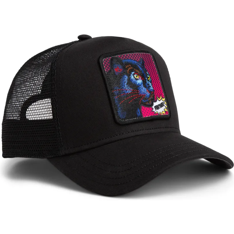lippikset-kaareva-rekka-musta-snapback-panther-pop-art-2-the-farm-goorin-bros lippikset-kaareva-rekka-musta-snapback-panther-pop-art-2-the-farm-goorin-bros