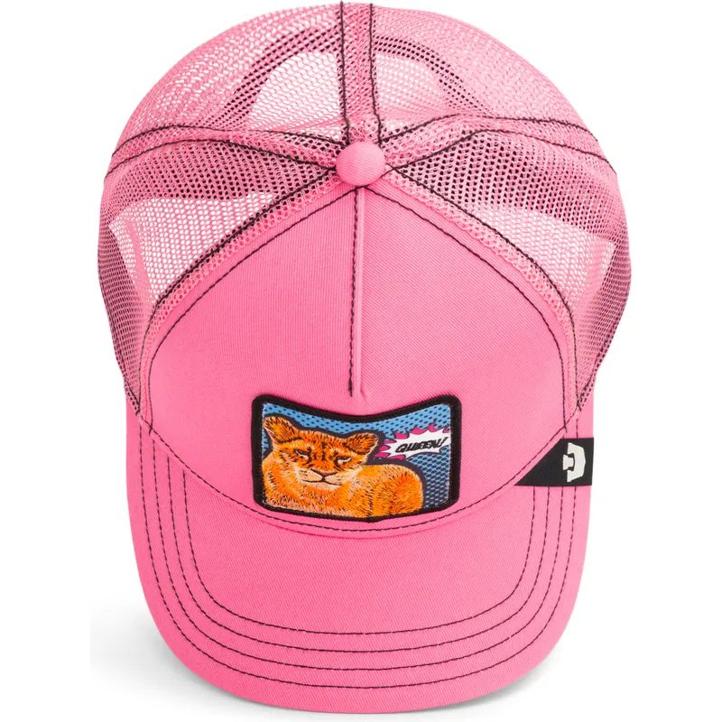 lippikset-kaareva-rekka-vaaleanpunainen-snapback-queen-pop-art-2-the-farm-goorin-bros