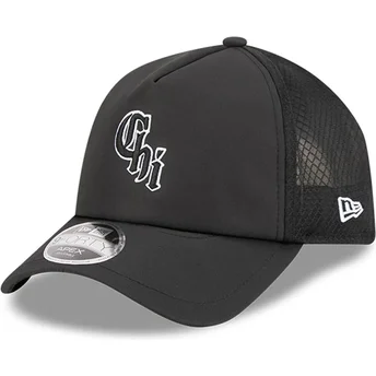 Lippikset kaareva rekka musta snapback 9FORTY APEX BP Chi Chicago White Sox MLB New Era