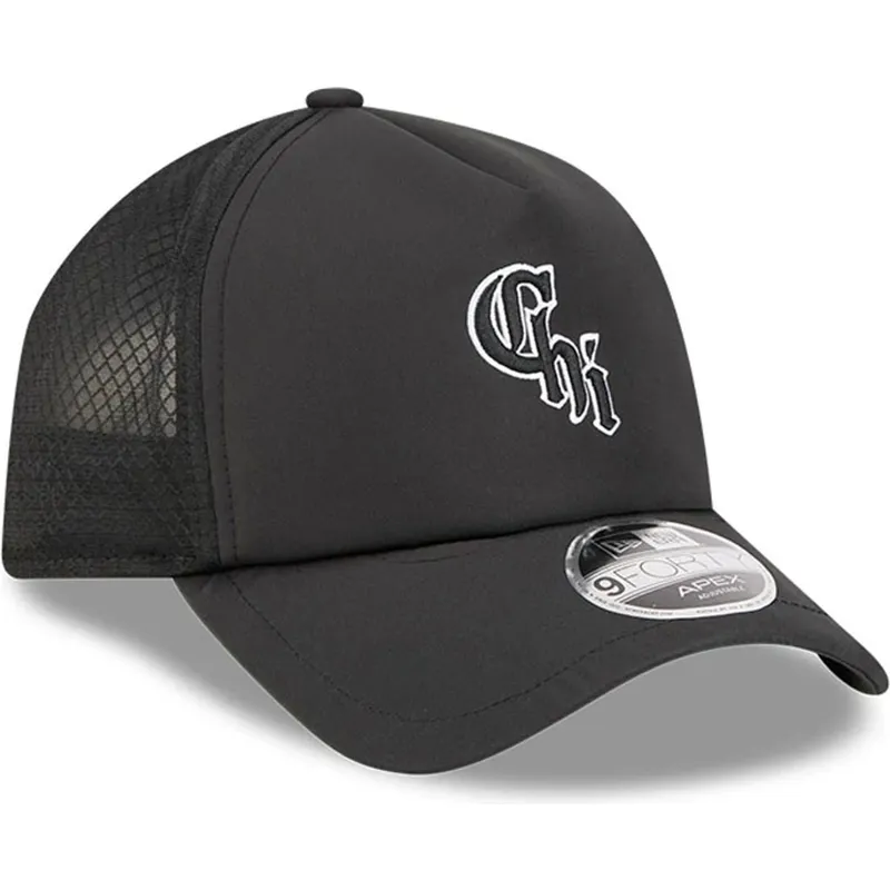 lippikset-kaareva-rekka-musta-snapback-9forty-apex-bp-chi-chicago-white-sox-mlb-new-era