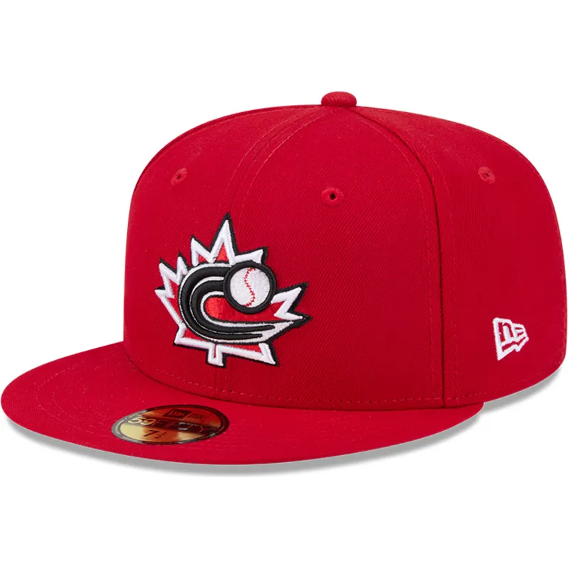 new-era-flat-brim-59fifty-canada-2026-world-baseball-classic-red-fitted-cap