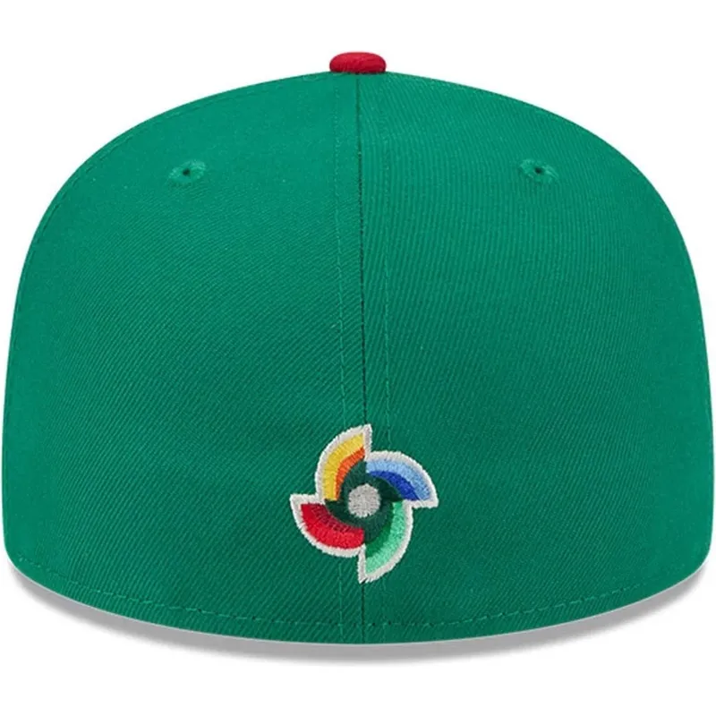 new-era-flat-brim-59fifty-mexico-2026-world-baseball-classic-green-fitted-cap
