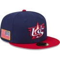 new-era-flat-brim-59fifty-usa-2026-world-baseball-classic-navy-blue-and-red-fitted-cap