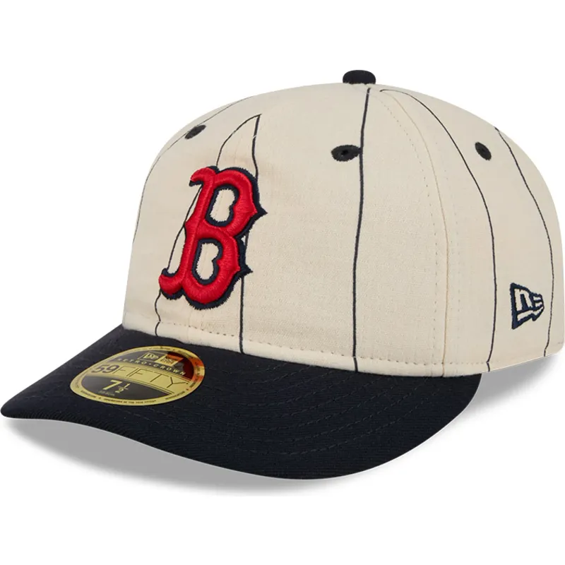 lippikset-kaareva-beige-istuva-59fifty-retro-crown-linen-boston-red-sox-mlb-new-era