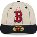 lippikset-kaareva-beige-istuva-59fifty-retro-crown-linen-boston-red-sox-mlb-new-era