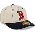 lippikset-kaareva-beige-istuva-59fifty-retro-crown-linen-boston-red-sox-mlb-new-era