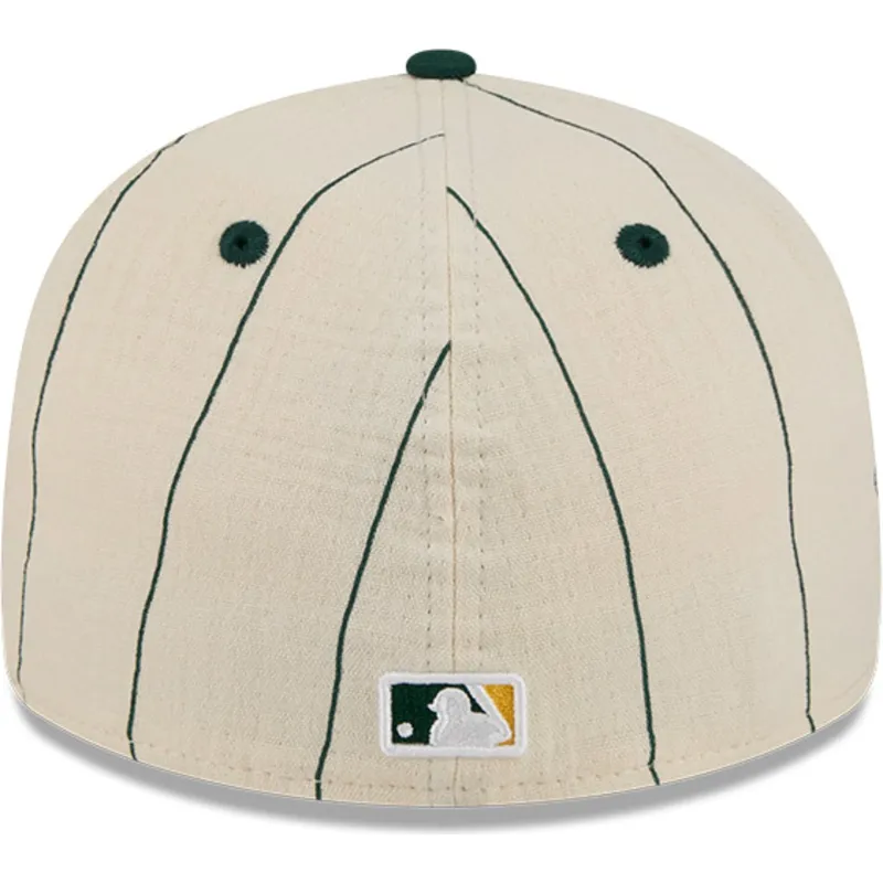 lippikset-kaareva-beige-istuva-59fifty-retro-crown-linen-oakland-athletics-mlb-new-era