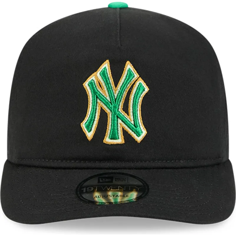 lippikset-kaareva-musta-snapback-19twenty-saint-patrick-s-day-new-york-yankees-mlb-new-era