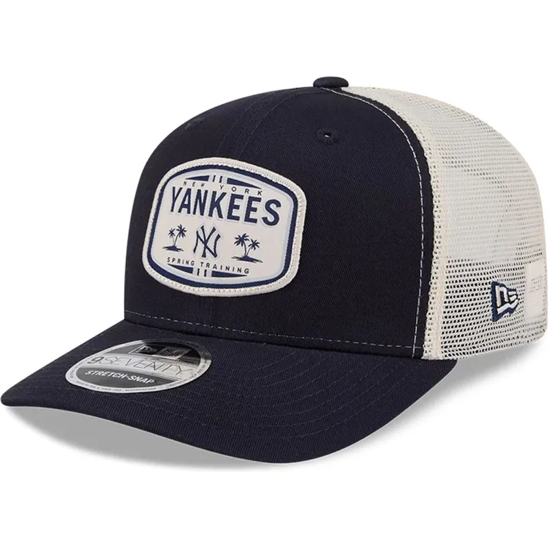 lippikset-kaareva-rekka-laivastonsininen-snapback-9seventy-stretch-snap-patch-new-york-yankees-mlb-new-era