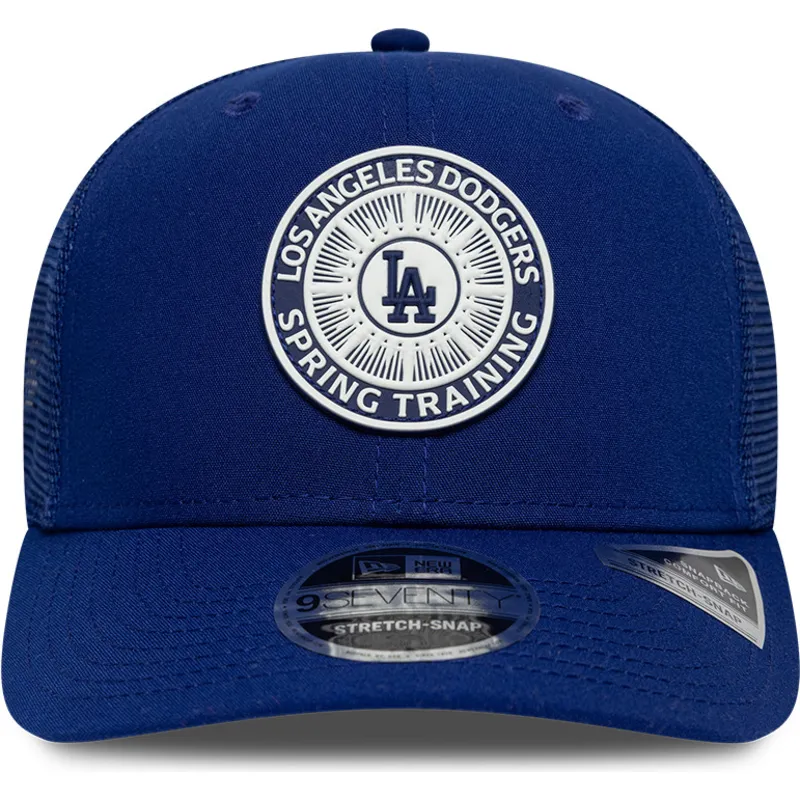 lippikset-kaareva-rekka-sininen-snapback-9seventy-stretch-snap-circle-spring-training-los-angeles-dodgers-mlb-new-era