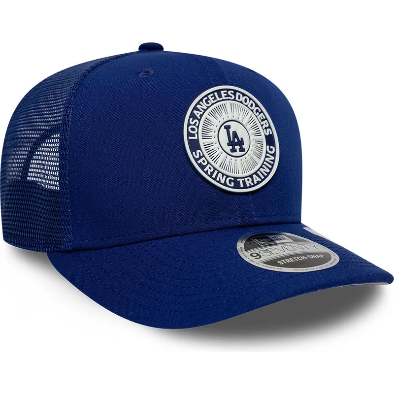 lippikset-kaareva-rekka-sininen-snapback-9seventy-stretch-snap-circle-spring-training-los-angeles-dodgers-mlb-new-era