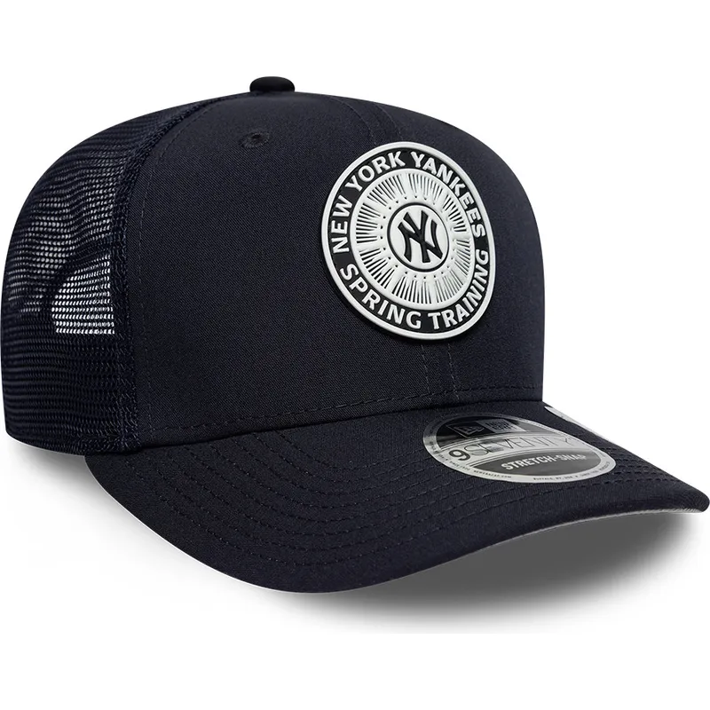 lippikset-kaareva-rekka-laivastonsininen-snapback-9seventy-stretch-snap-circle-spring-training-new-york-yankees-mlb-new-era