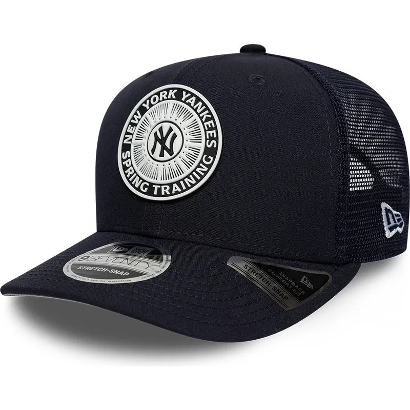 lippikset-kaareva-rekka-laivastonsininen-snapback-9seventy-stretch-snap-circle-spring-training-new-york-yankees-mlb-new-era