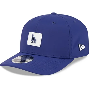 New Era Curved Brim 9SEVENTY Stretch Snap Clubhouse Los Angeles Dodgers MLB Blue Snapback Cap