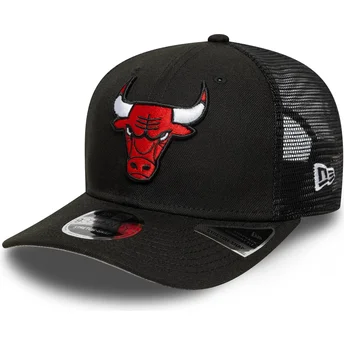 Lippikset kaareva rekka musta snapback 9SEVENTY Stretch Snap Eg Chicago Bulls NBA New Era