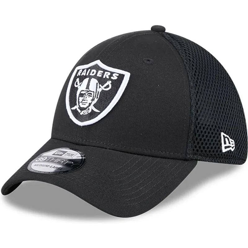 lippikset-kaareva-rekka-musta-istuva-39thirty-evergreen-neo-las-vegas-raiders-nfl-new-era
