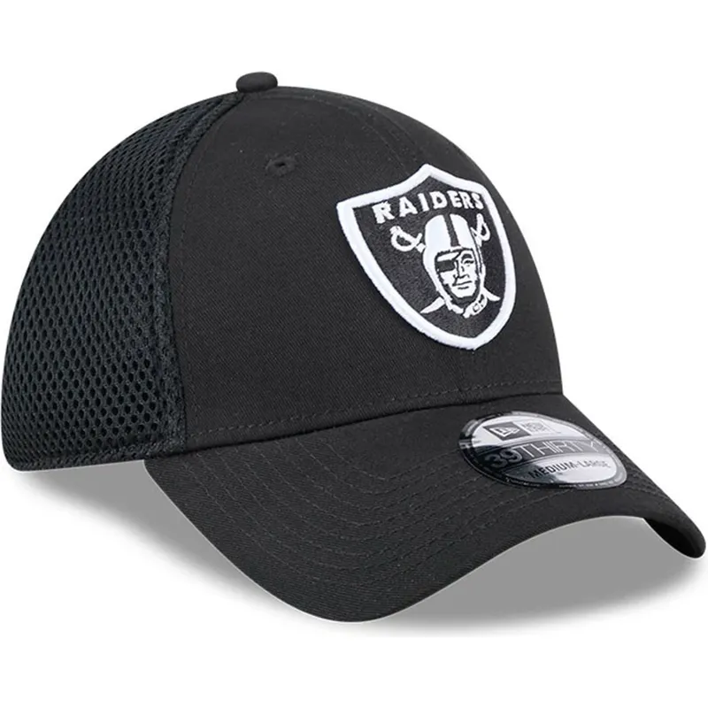 lippikset-kaareva-rekka-musta-istuva-39thirty-evergreen-neo-las-vegas-raiders-nfl-new-era